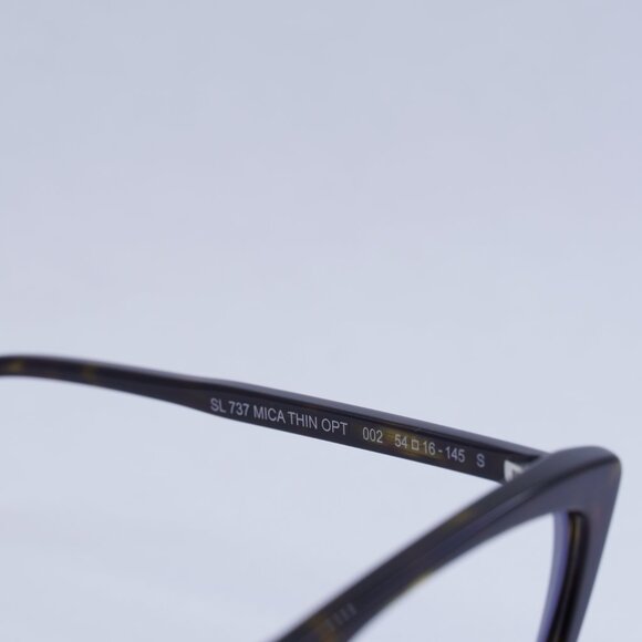 🕶️ New Saint Laurent SL737 MICA THIN OPT 002 Eyeglasses - Havana Frame - Picture 5 of 10